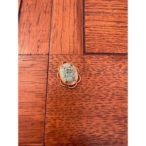 Vintage jade and 12k gold filled locket